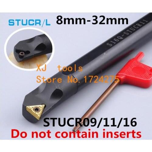 1PCS 8mm 10mm 12mm 14mm 16mm 20mm 25mm 32mm STUCR09 STUCR11 STUCR16 STUCL11 STUCL16 the Right/Left Hand CNC Turning Lathe tools