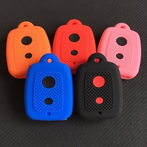 ZAD 2 Buttons Malaysia car key cover case set protection skin shell bag for PERODUA Alza Viva Myvi remote key holder