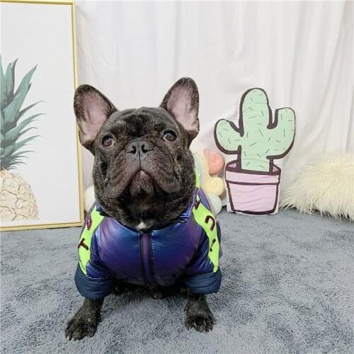 Pet Winter Coat Dowm Jacket Cat Schnauzer Poodle Pug Clothes French Bulldog Clothing Welsh Corgi Costume Warm Pet Outfit Apparel