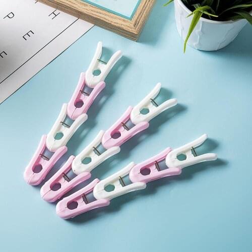 OTHERHOUSE 12Pcs Strong Anti Wind Clothes Pins Laundry Clips Clothing Pegs Home Small Clothespin Towel Clips Clamp High Quality