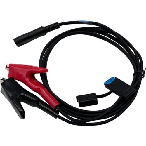 2 pcs High quality A00400 Power Cable for TOPCON SOKKIA +Alligator clip Female SAE 2PIN connector SAE to Alligator clips + fuse