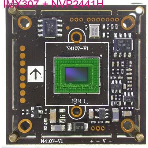 AHD-H (1080P) / CVBS(D1) 1/2.8" STARVIS IMX307 CMOS sensor + NVP2441 CCTV camera module PCB board (optional parts)