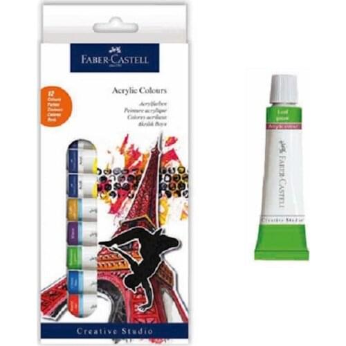 Faber-Castell Acrylic Paint 12 Color