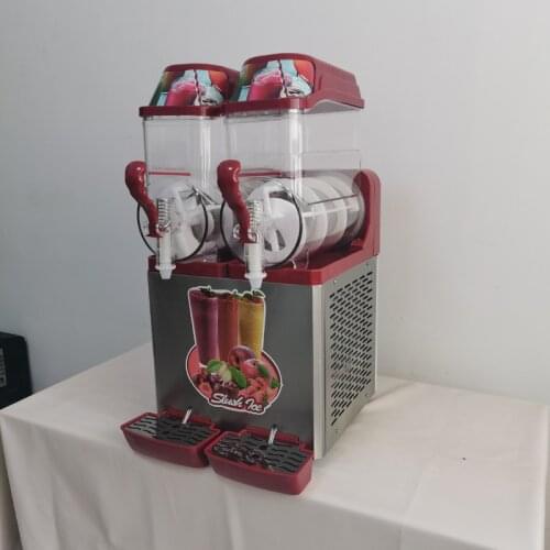 Commercial Slushy Machine Snow Melting Machine For Cafe Snack Bar Home Frozen Drink Dispenser Ice-Cool Juice Making