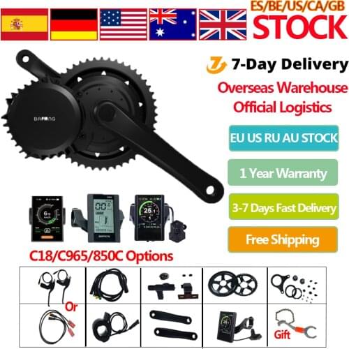 Bafang BBS02B BBS02 48V 750W Mid Drive Motor Kit 8fun Electric Bicycle eBike Conversion Kit Central e-Bike Engine Conversion