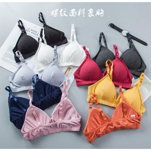 3D Sexy cotton Lingerie Seamless Sport Backless Strapless Top Bra Push Up Bralette Brassiere Women Underwear wrap girls bra