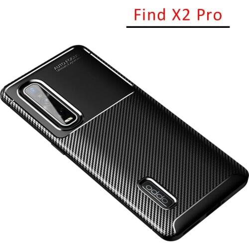Case for oppo find x2 pro bumper cover on findx2pro fimd x2pro 6.7 protective phone coque back bag silicone matte soft tpu shell
