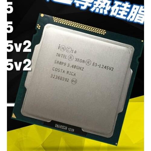 Intel Xeon E3-1245 V2 Quad Core CPU Processor 3.4GHz LGA 1155 8MB E3 1245 V2 SR0P9 1245 V2