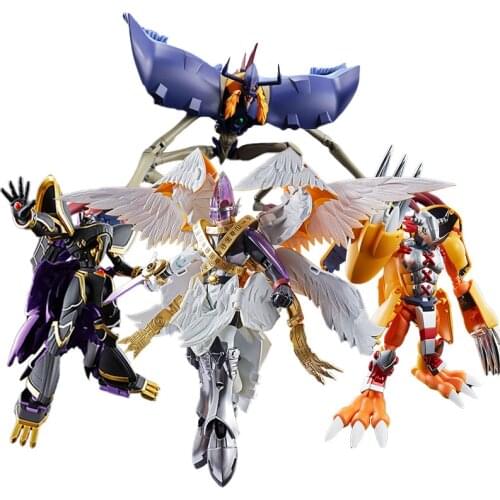 Bandai Digital Monster Digivolving Spirits Chou Shinka Tamashii WarGreymon Holy Angemon Diablomon ALPHAMON