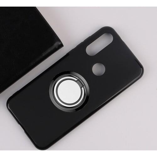 For Oukitel C17 Pro Back Ring Holder Bracket Phone Case Cover Phone TPU Soft Silicone Cases for Oukitel C17 Pro 6.35"
