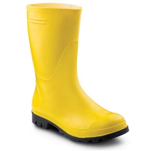 Yellow rain tall shoes rain boots garden boots yağmur geçirmez bahçe çizmesi bahçıvan çizme sağlam toprak çamur çizmesi