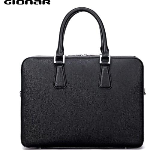 GIONAR Men's Black Bags