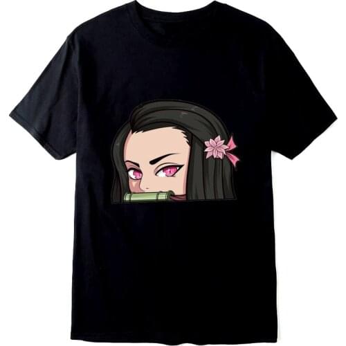 Anime Demon Slayer Cotton T-shirt Fashion Brands Summer Short Sleeve Harajuku T-Shirt Men Woman Casual Tee Drop Shipping