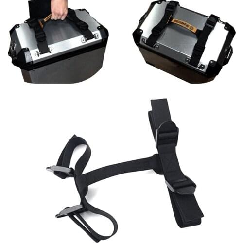 Locomotive side handle aluminum alloy side box three-box handle belt motorcycle aluminum side box handle binding belt