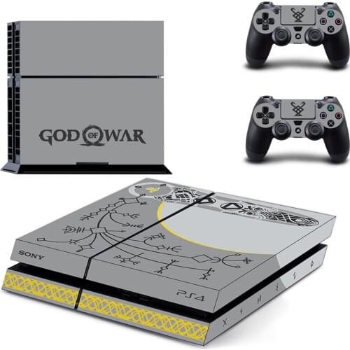 God of War PS4 Stickers Play station 4 Skin PS 4 Sticker Decal Cover For PlayStation 4 PS4 Console & Controller Skins Vinyl