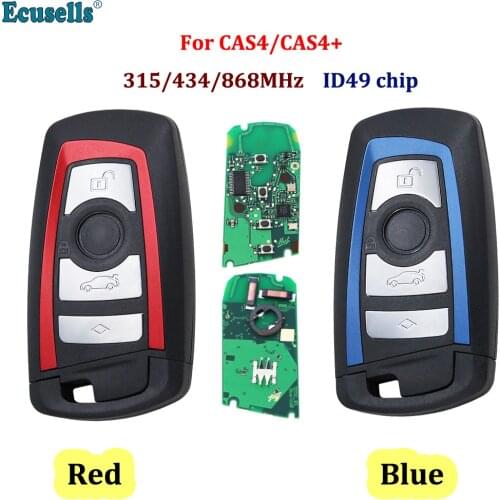 4 buttons keyless entry Remote Key 315MHz 434MHz 868MHz For BMW 5 7 F Series X5 X6 520 730 740 F31 F30 CAS4 CAS4+ with ID49 chip