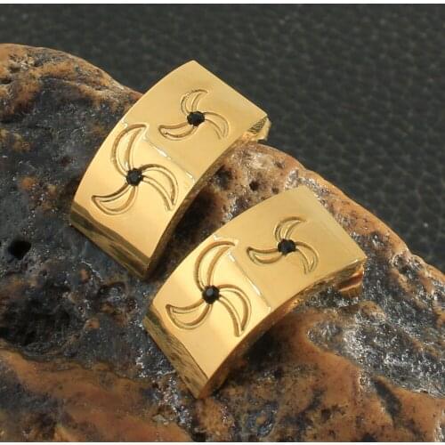 Fashion Stainless Steel Jewelry Stud Earrings For Woman & Girl Party Gift Free Shipping Joyas Store ERYZ056