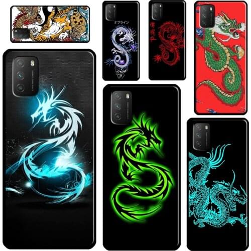 Ancient Japanese Dragon For Xiaomi Mi Note 10 Lite Mi 11 Ultra 9T 10T Pro A3 Phone Case For POCO F3 F2 M3 X3 Pro