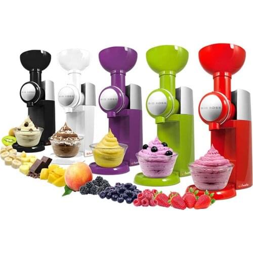 110v-240v frozen fruit dessert maker Mini Fruit Automatic Ice Cream Machine ice cream maker Milkshake machine 1pc