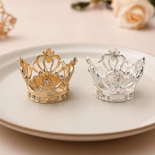 10pcs/lot Hot Sale Crown Napkin Ring Metal Tissue Ring Napkin Buckle Suitable for Wedding Banquet Holiday Party Decoration