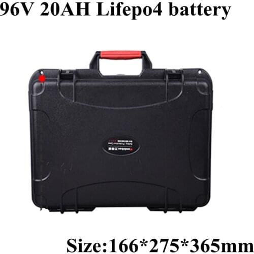 Lifepo4 96v 20Ah Battery Pack Lifepo LFP 35A BMS 109.5v for Inverter Energy EV Power Supply Ebike Scooter 3000W+ 5A Charger