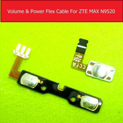Power & Volume Flex Cable For ZTE Max N9520 Power Button Switch For ZTE GEEK V975 Volume Control Sidekey Flex Ribbon Parts