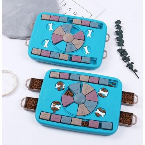 Dog Puzzle Toy Slow Feeder Interactive Increase Puppy IQ Food Dispenser Eating Non-Slip Bowl Pet Cat Dog Training Home Supplies