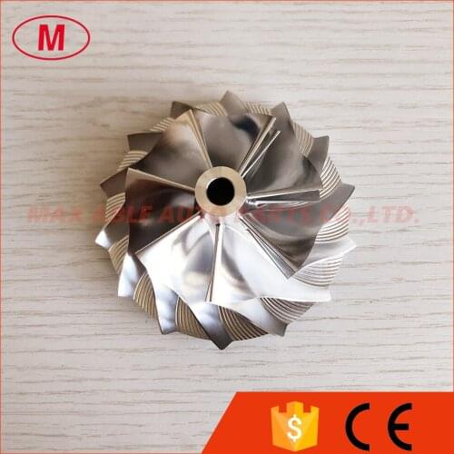 K26 55.40/77.00mm 7+7 blades high performance turbo milling/aluminum 2618/billet compressor wheel