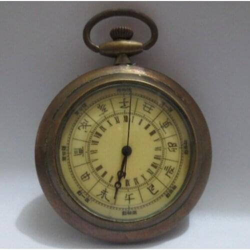 Collectible Decorated old Mechanical hand-winding working Pocket Watch FREE SHIPPING
