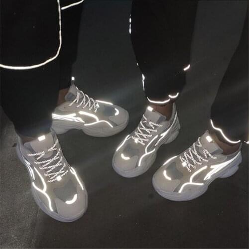 Adults Unisex Shoe Lovers Reflective Shoes Men Sneakers 2020 New Women Running Shoes walking Sports Zapatillas Hombre 47 Size