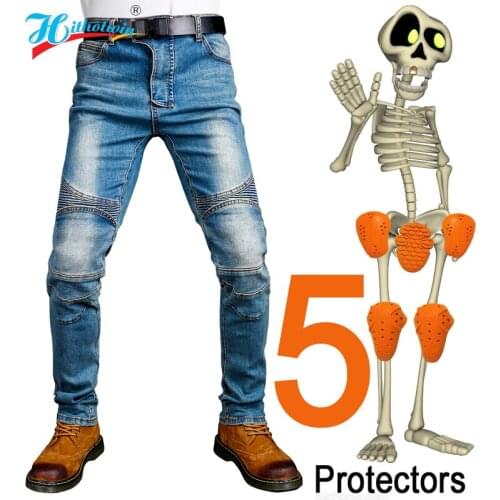 Motorcycle Trousers for men Riding pants Motorcycle jeans shatter-resistant Motorcycle protections knee Pads Protectors coccyx