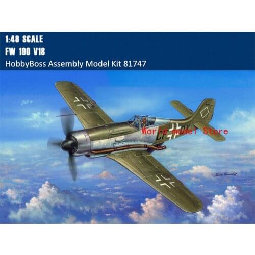 HobbyBoss 81747 1/48 Scale FW190 V18 Fighter Plastic Assembly Aircraft Model Kit