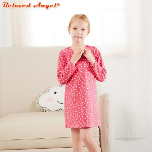 New Kids Long Sleeve Dresses Girls Flower Printed Princess Dress Spring Autumn Children Clothing 3-8 Years Girl Elegant Outfits