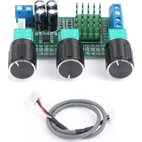 1PCS TPA3116D2 Digital Amplifier Board 2.0 Audio 2 Channel 2*80W Treble Bass Module