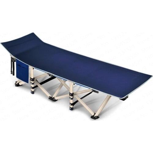 1Simple folding sheets people office lunch break siesta bed adult portable camp bed hospital accompanying recliner