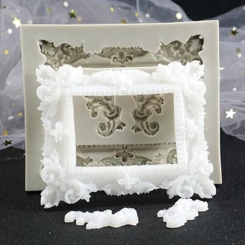 Silicone Fondant Resin Mold Supplies Ocean Series Pearl Relief Pattern Cake Decorating Plaster Glue Tools Kitchen Baking