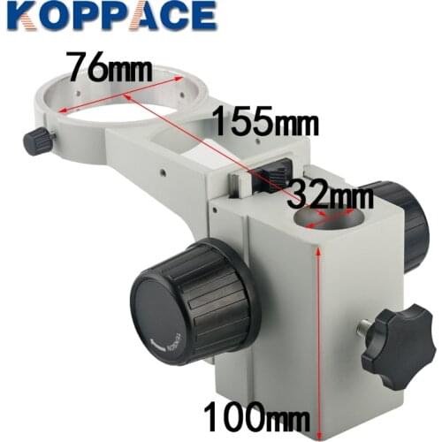 KOPPACE KP-A3-1 Column Diameter 32mm Stereo Microscope Focusing Bracket Lens Diameter 76mm Microscope Focusing Rack