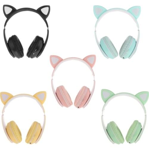 Universal Wireless Bluetooth Headset Foldable Earphone Headphone Ear-Cup Earpiece Adjustable Headhand Microphone Mic Speaker New