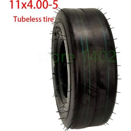 High quality 11x4.00-5 inch tubeless tire for ATV Motorcycle mower baler wheel parts