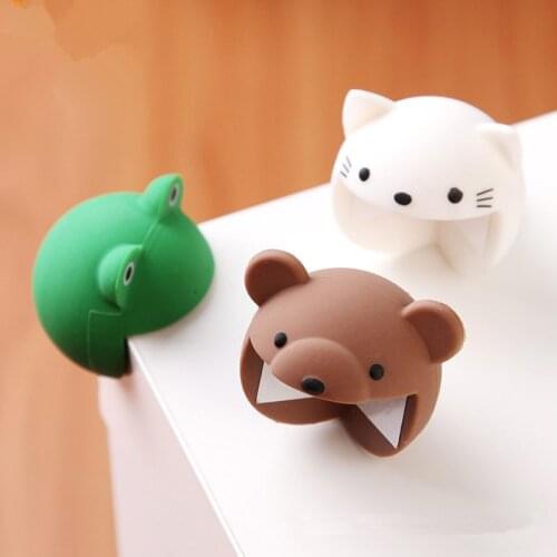Funny Toy Silica Cartoon animal protects children Table corner Toy Gift For Children Kids