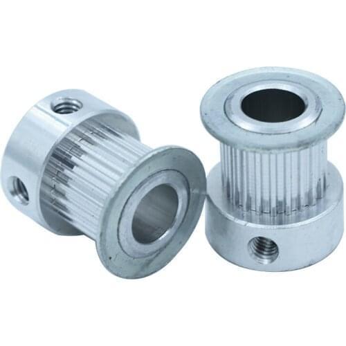 Aluminum Alloy BF Type MXL 16 Teeth 4/5/6/6.35mm Inner Bore Timing Pulley 7/11mm Width 2.032mm Pitch Synchronous Wheel