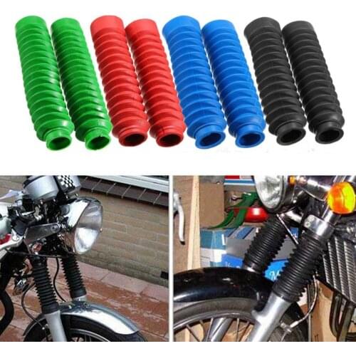 1 Pair Universal Front Fork Anti Dust Cover Gaiter Boots Sleeve for Motorcycle CRF50 CRF70 YZ KX KLX DR650 DRZ YZ250 WR250 450