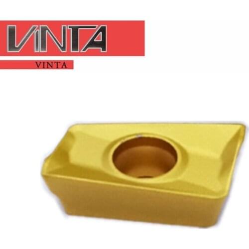 10pcs CNC milling cutter APKT11T304/11T308 160408-PM YBG205/202 steel for EMP02-100-B32-AP16-08