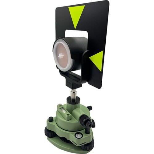 Adapter w/ Optical Plummet & TRIBRACH SET prism FOR LEICA TOTAL STATION SURVEYING instrument prism constant : 0 mm red soft bag