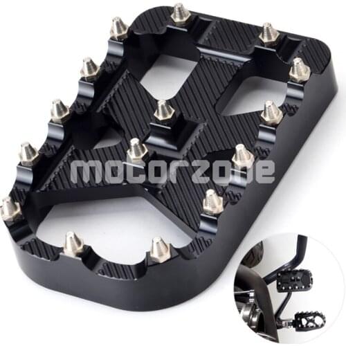 Motorcycle Accessories CNC MX Large Brake Pedal Pad Cover Compatibility For Harley Touring Street Tri Glide Road King Glide