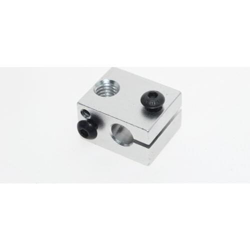 Aluminium Heat Block for 3d printer E3D V6 J-head Makerbot MK7/MK8 Extruder 16mm*16mm*12mm Free shipping