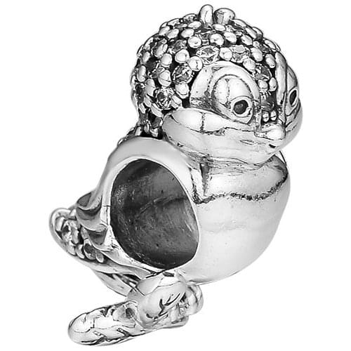 Snow Whites Bird Charm Vintage Beads silver 925 original Fits European Woman Bracelets DIY Beads For Jewelry Making