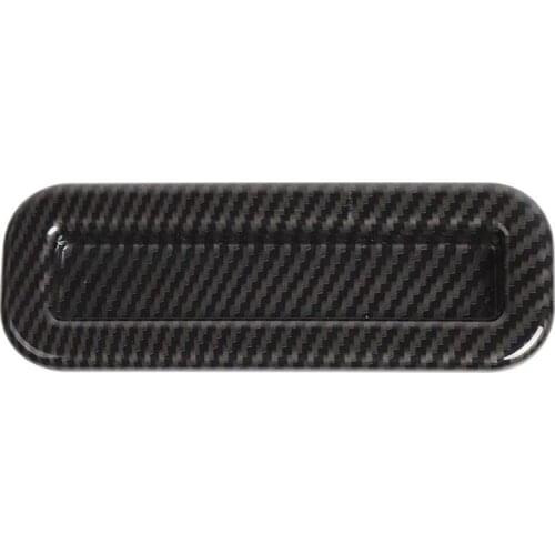 For Dodge Charger Ram 2015-2021 Car Carbon Fiber Roof Sunroof Handle Cover Trim Frame Decoration Sticker Accessories