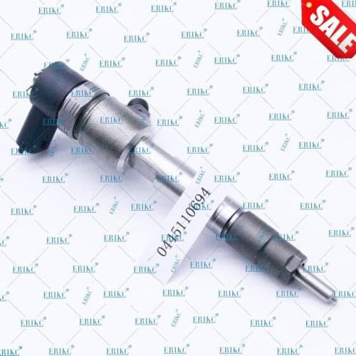 ERIKC 0 445 110 694 Injector Assy 0445110694 Auto Parts Fuel Injector 0445 110 694 Common Rail Injection Nozzle DLLA150P2482