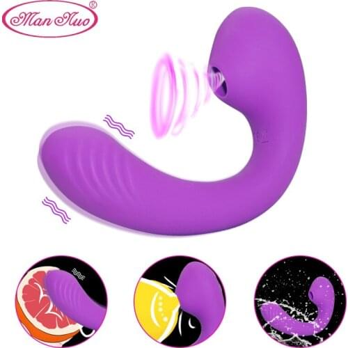 Clitoris Suck G Spot Dildo Vibrator with 10 Powerful Modes Tease Charging Clitoris Nipple Massager Stimulator Sex Toys for Women